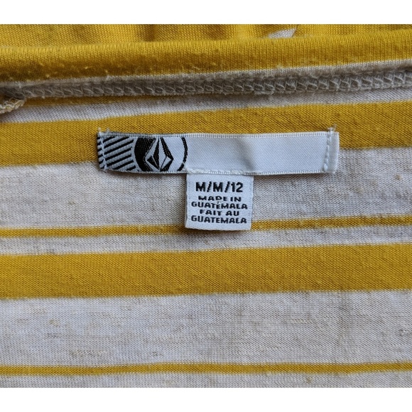 Volcom Women's Long Sleeve Striped Shirt Size M - Picture 4 of 5